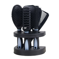 HKM-200595 5-Piece Anti-Static Hair Comb Set with Massage Features and Mirror