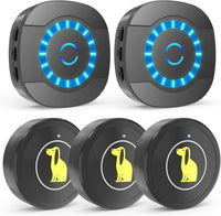 HKM-359763 Dog Training Doorbell with Waterproof Touch Button for Easy Outdoor Access