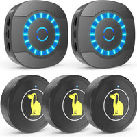 HKM-359763 Dog Training Doorbell with Waterproof Touch Button for Easy Outdoor Access
