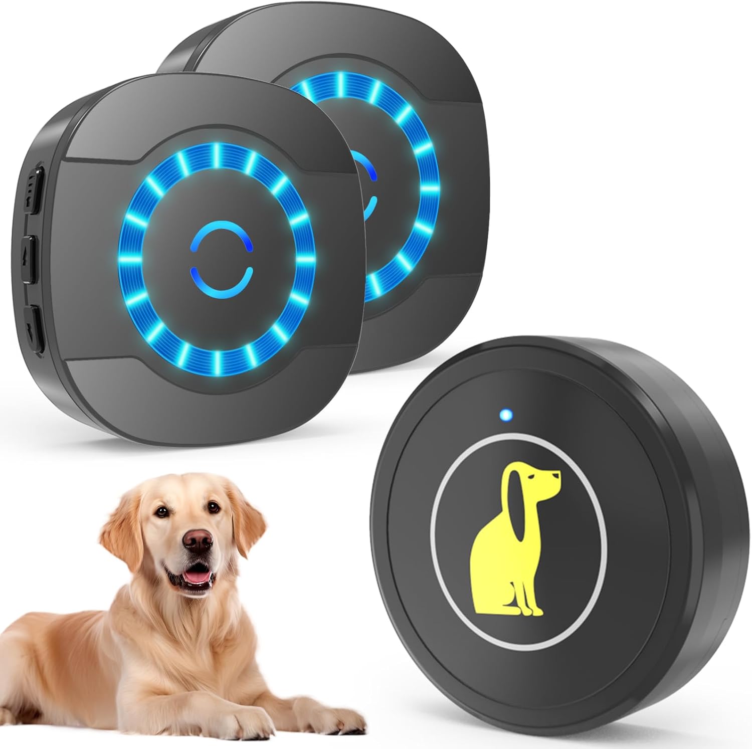 JMT-514698 Dog Training Doorbell with Waterproof Touch Button for Easy Outdoor Access