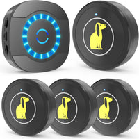 HKM-359763 Dog Training Doorbell with Waterproof Touch Button for Easy Outdoor Access