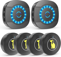 HKM-359763 Dog Training Doorbell with Waterproof Touch Button for Easy Outdoor Access