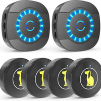 HKM-359763 Dog Training Doorbell with Waterproof Touch Button for Easy Outdoor Access