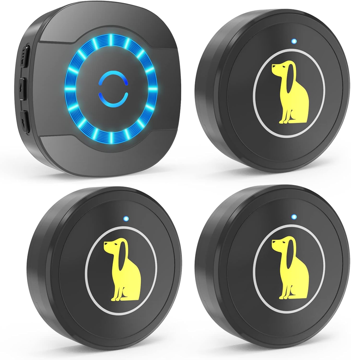 JMT-514698 Dog Training Doorbell with Waterproof Touch Button for Easy Outdoor Access