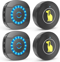 HKM-359763 Dog Training Doorbell with Waterproof Touch Button for Easy Outdoor Access