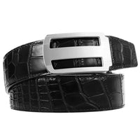 HKM-620947 Men's Stainless Steel Buckle Business Belt - Model LY36-61461-8