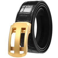 HKM-620947 Men's Stainless Steel Buckle Business Belt - Model LY36-61461-8
