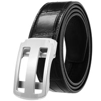 HKM-620947 Men's Stainless Steel Buckle Business Belt - Model LY36-61461-8