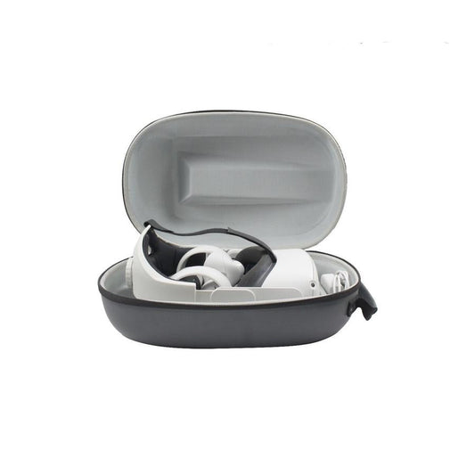 KTX-999827 Oculus Quest 2 VR Glasses Storage Bag with Headband and Zipper Closure, Space Gray