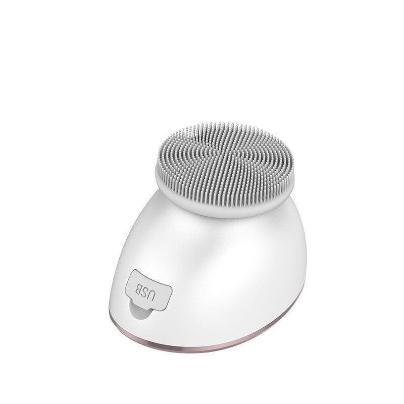 HKM-705299 USB Rechargeable Electric Silicone Facial Cleansing Device for Deep Pore Cleaning