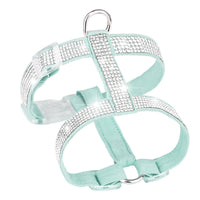 HKM-602003 Rhinestone Cat Anti-Strike Strap - Adjustable Polyester Harness in Multiple Colors