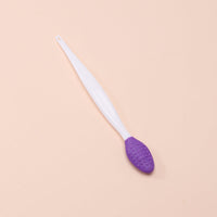 HKM-884435 Dual-Sided Silicone Lip and Nose Exfoliating Brush for Gentle Cleansing and Dead Skin Removal