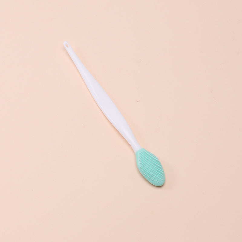 HKM-884435 Dual-Sided Silicone Lip and Nose Exfoliating Brush for Gentle Cleansing and Dead Skin Removal