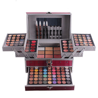 HKM-057491 Multicolor Makeup Artist Cosmetic Box with Over Eight Eyeshadow Colors - Model 7007-006Y/N