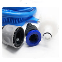 HKM-334291 Blue Pet Bathing and Massage Brush with Adjustable Nozzle and 2.5m Hose