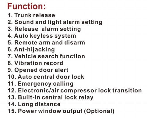 KTX-823507 Induction Car Anti-Theft Device with Unlocking Feature