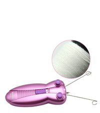HKM-653907 Electric Body Hair Removal Device - Waterless Cleaning, ABS, Purple Color, Full Body Use