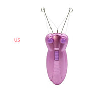 HKM-653907 Electric Body Hair Removal Device - Waterless Cleaning, ABS, Purple Color, Full Body Use