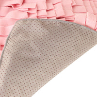 HKM-077523 Dog Training Snuffle Blanket for Stress Relief and Bite Resistance - 50x70cm in Orange and Pink