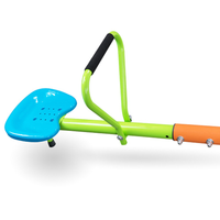 HKM-877971 Four-Seat Outdoor Seesaw with 360-Degree Rotation for Children Over 3 Years