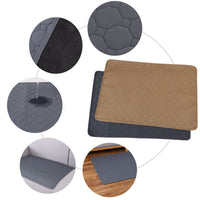 HKM-271827 Absorbent Cloth Diaper Pad for Dogs and Cats in Gray and Khaki - Various Sizes Available