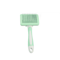 HKM-595731 Self-Cleaning Slicker Brush for Dogs, Cats, and Small Pets - Efficient Fur Removal Tool with Ergonomic Design