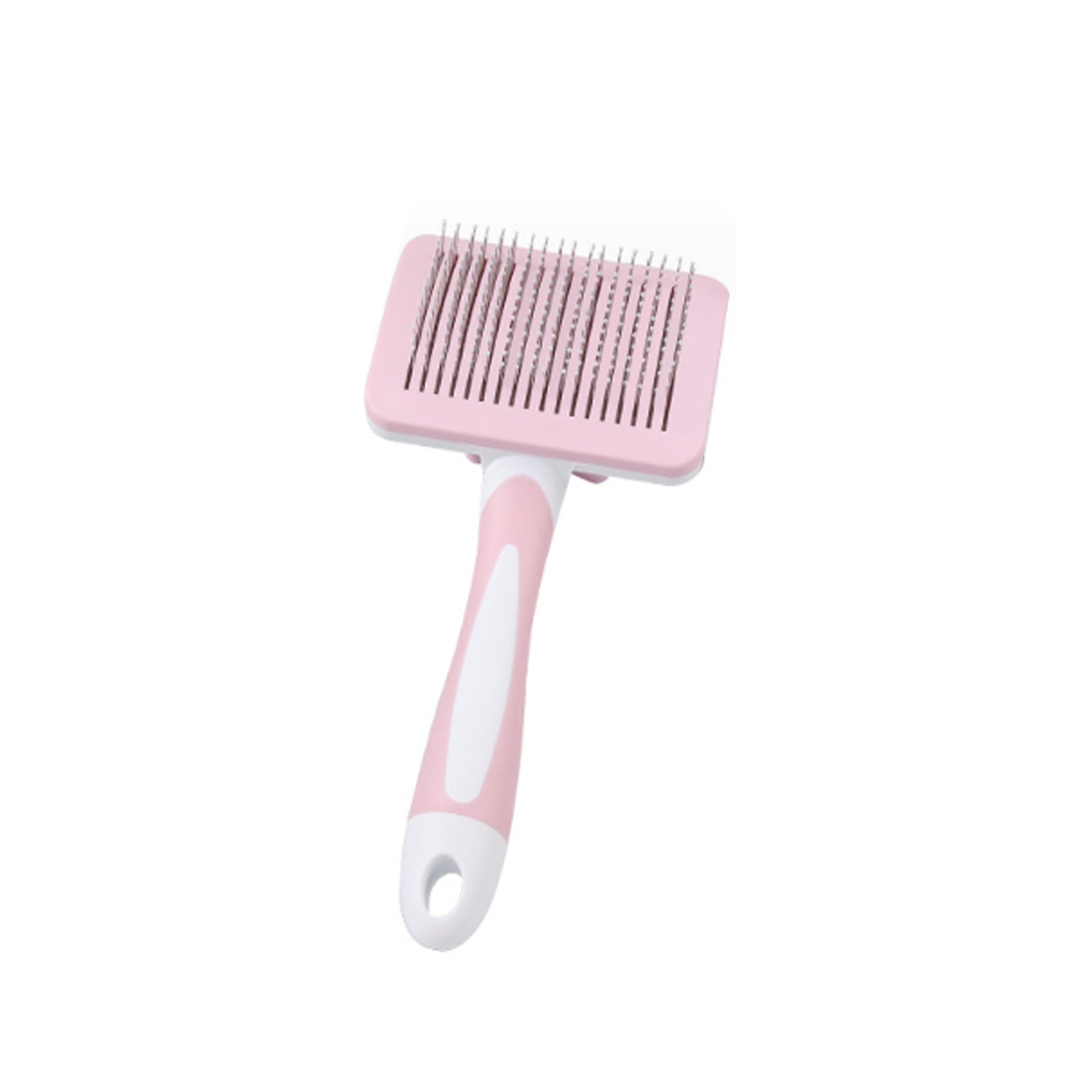 HKM-595731 Self-Cleaning Slicker Brush for Dogs, Cats, and Small Pets - Efficient Fur Removal Tool with Ergonomic Design