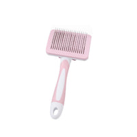 HKM-595731 Self-Cleaning Slicker Brush for Dogs, Cats, and Small Pets - Efficient Fur Removal Tool with Ergonomic Design