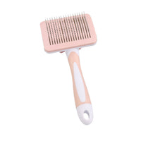 HKM-595731 Self-Cleaning Slicker Brush for Dogs, Cats, and Small Pets - Efficient Fur Removal Tool with Ergonomic Design
