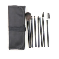 HKM-379731 Beginner Makeup Brush Set with Leather Case for Easy Storage and Travel