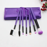 HKM-379731 Beginner Makeup Brush Set with Leather Case for Easy Storage and Travel