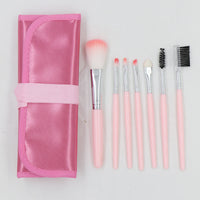 HKM-379731 Beginner Makeup Brush Set with Leather Case for Easy Storage and Travel
