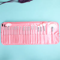 HKM-379731 Beginner Makeup Brush Set with Leather Case for Easy Storage and Travel