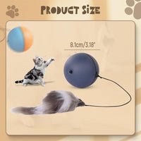 HKM-529043 Automatic Interactive Cat Ball Toy - Self-Rolling Electric Play Ball for Dogs and Cats - Safe, Sturdy Design with Smart Play Feature - Ideal for Indoor Pet Enrichment