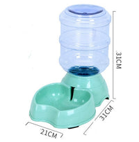 HKM-853075 Automatic Pet Feeder with 1.8L Capacity - Available in Apricot, Green, and Powder Colors
