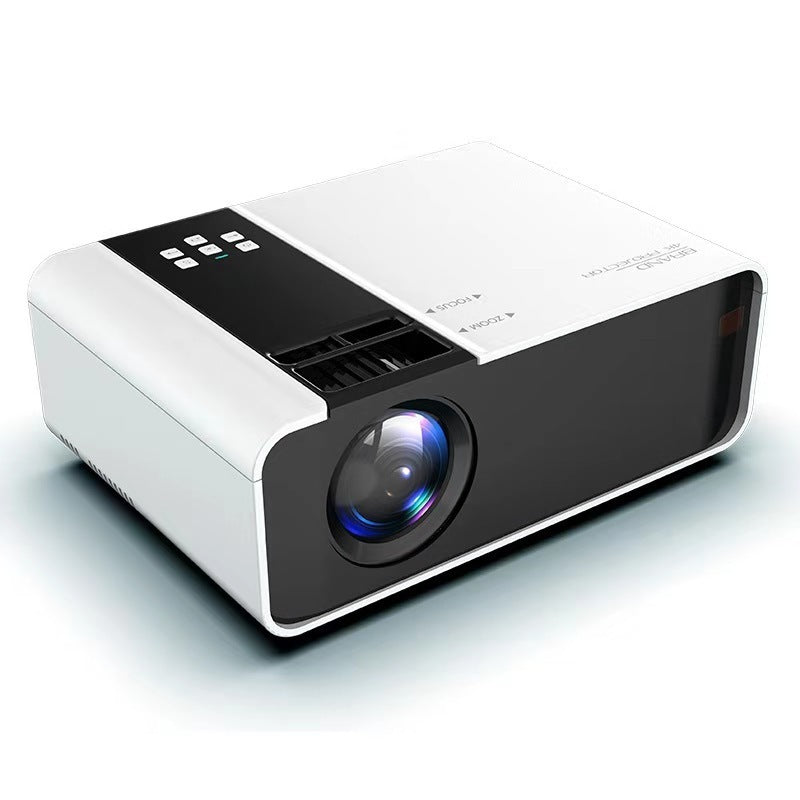 KTX-621075 Wireless HD Home Projector with Remote Control and High Brightness Lens, 1080P Resolution, Compact Design