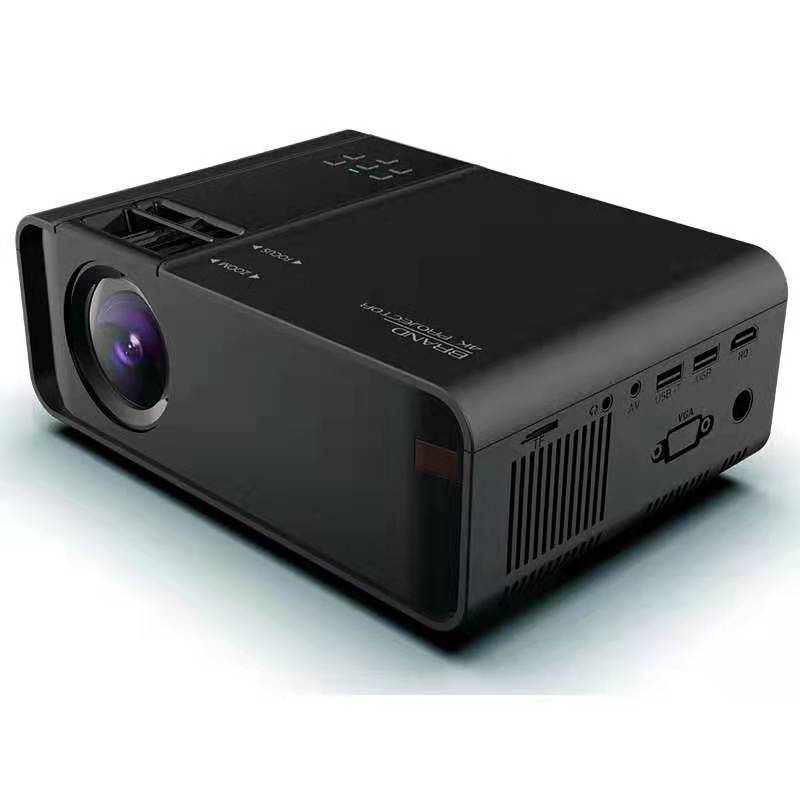 KTX-621075 Wireless HD Home Projector with Remote Control and High Brightness Lens, 1080P Resolution, Compact Design