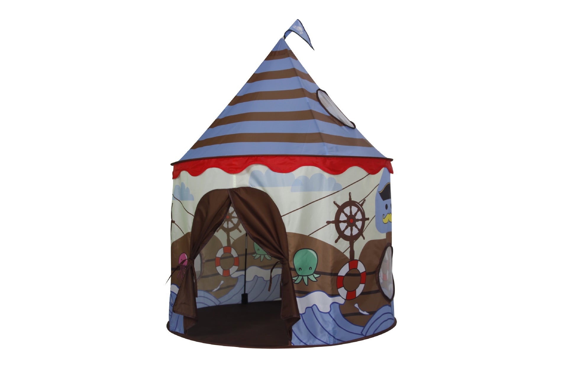 HKM-684819 Spacious Pirate-Themed Kids Tent for Imagination and Play