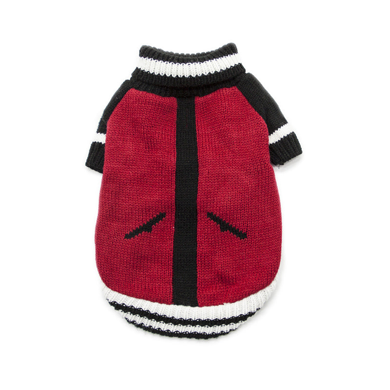 HKM-098323 Cozy Knitted Dog Sweater for All Breeds - Warm Casual Pet Clothing