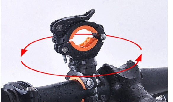 HKM-460051 Bicycle Flashlight Bracket Stand - Adjustable Light Holder for Cycling