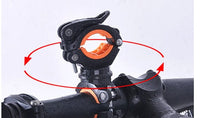 HKM-460051 Bicycle Flashlight Bracket Stand - Adjustable Light Holder for Cycling