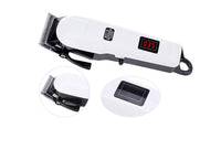 HKM-173267 Electric Hair Clipper with Stainless Steel Cutter Head, LCD Display, Low Noise, USB Rechargeable, Includes Combs and Accessories