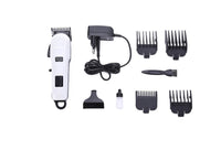 HKM-173267 Electric Hair Clipper with Stainless Steel Cutter Head, LCD Display, Low Noise, USB Rechargeable, Includes Combs and Accessories
