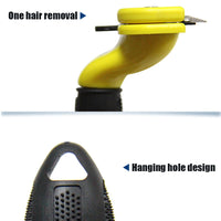 HKM-360147 Self-Blade Pet Grooming Comb with Fashionable ABS Handle