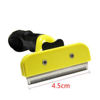 HKM-360147 Self-Blade Pet Grooming Comb with Fashionable ABS Handle