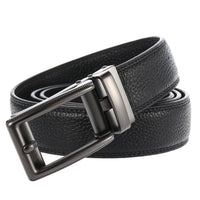 HKM-888851 Men's Leather Automatic Buckle Belt - Model LY33-77781-5