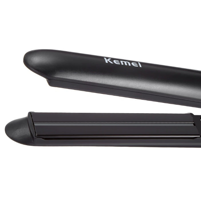HKM-204883 Ceramic Tourmaline Hair Straightener and Curler with Adjustable Temperature and LED Display