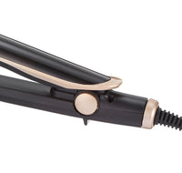 HKM-204883 Ceramic Tourmaline Hair Straightener and Curler with Adjustable Temperature and LED Display