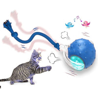 HKM-442771 Interactive Rolling Cat Toy with Motion and Sound Features - Auto Shut Off and Three Speed Modes