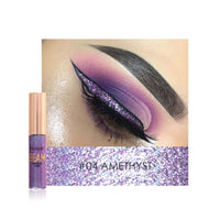 HKM-867795 Pearlescent Liquid Eyeliner in Purple, Silver, Blue, Rose Red, and Peacock Blue